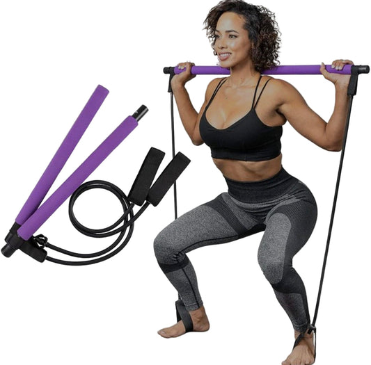 Pilates Bar Kit With Resistance Bands