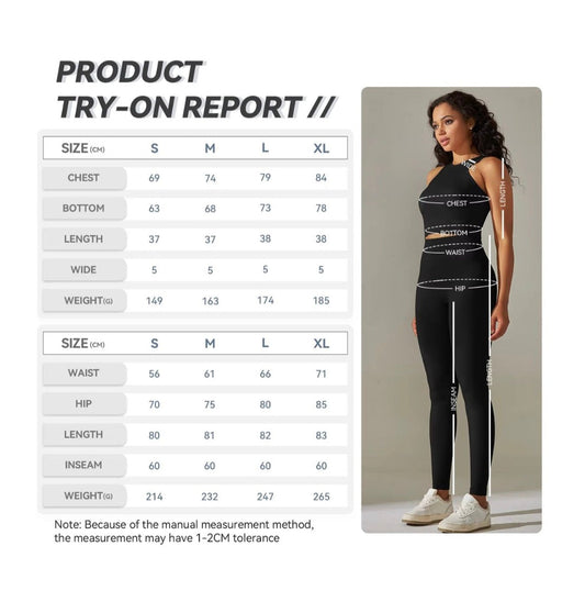 Women Yoga Outfit 2 Piece Set Workout Top and High Waisted Legging Pant