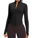 Women's Lightweight Cropped Workout Jacket - Fierce, Breathable Heat for Epic Gym Sessions & Street-to-Sweat Style