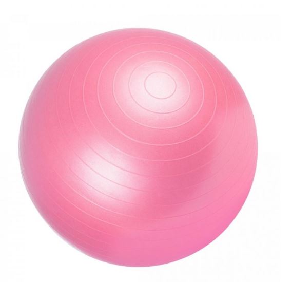 Large Pink Yoga Ball - Premium Stability Exercise Gym Essential
