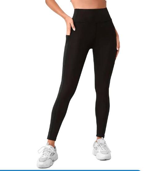 FlexTight High-Waist Tummy Control Leggings – Side Pocket Power