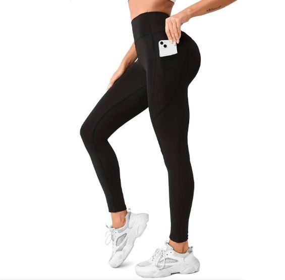 FlexTight High-Waist Tummy Control Leggings – Side Pocket Power