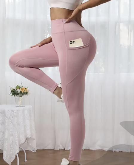 FlexTight High-Waist Tummy Control Leggings – Side Pocket Power