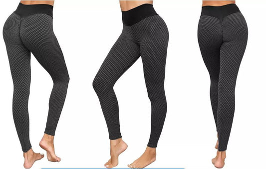 PowerShape High-Rise Yoga Pants – Tummy Slim & Butt Sculpt Duo