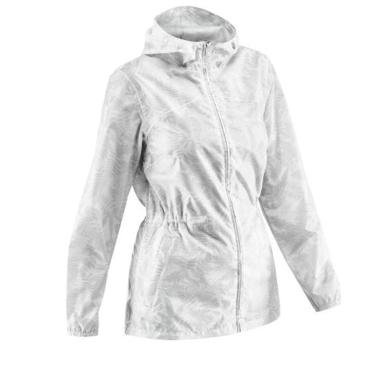 Quechua Women's Raincut Full Zip Hiking Jacket - Unstoppable Windproof, Water-Repellent Armor for Conquering Wild Trails